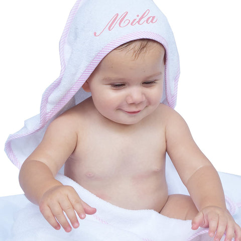 White Terry Hooded Towel